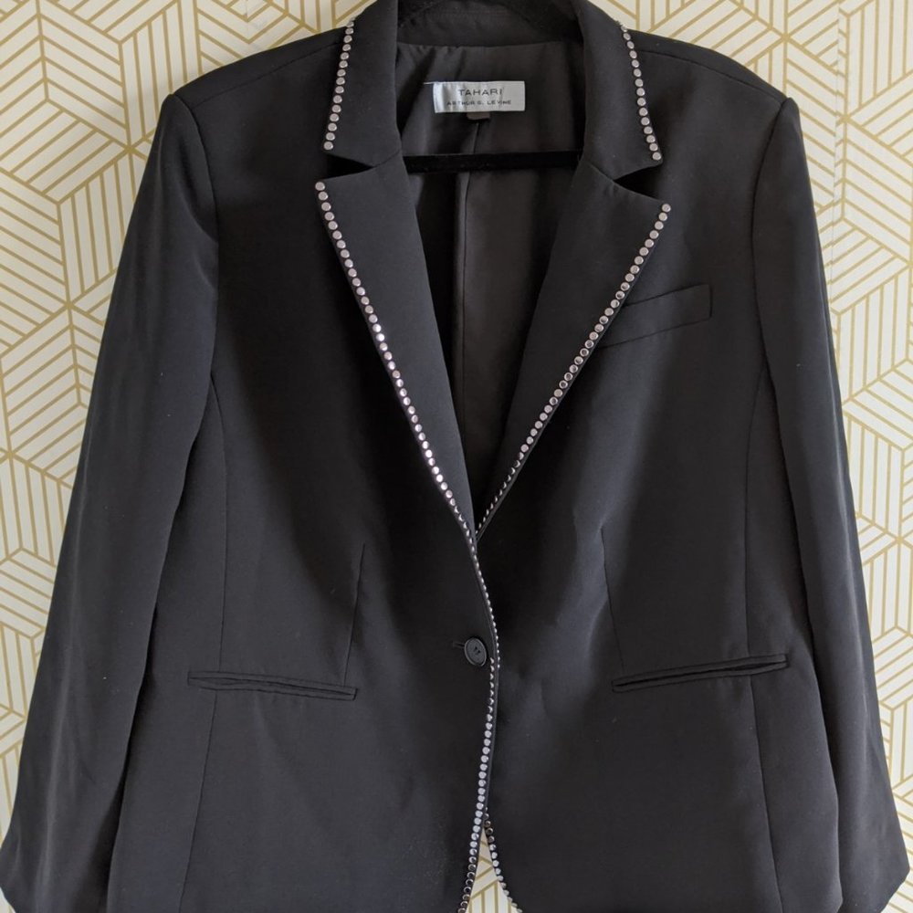 Plus Size ASL Tahari black blazer size 16W